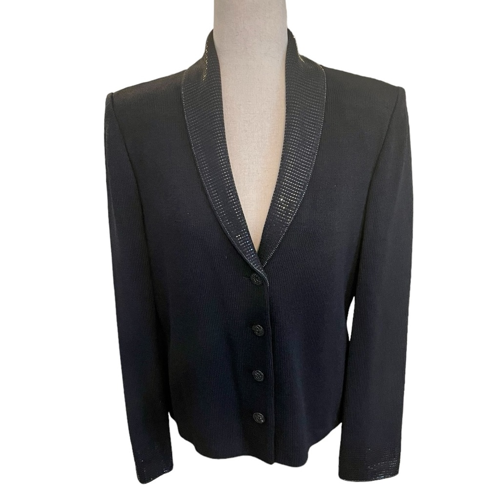 ST.JOHN EVENING Santana Knit Sweater Blazer